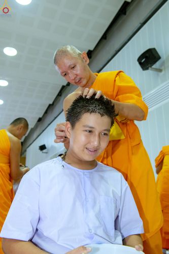 ภาพ No.316883:วันเสาร์ที่ 28 มีนาคม พ.ศ.2569 พิธีปลงผมนาคธรรมทายาท โครงการสามเณรยุวธรรมทายาท รุ่นที่ 34 โครงการสามเณรมัชฌิมธรรมทายาท รุ่นที่ 30 ณ มหารัตนวิหารคด 13 วัดพระธรรมกาย