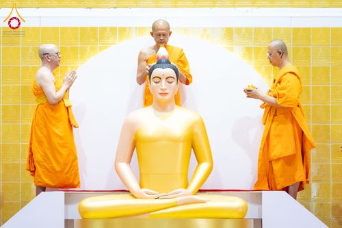 ภาพ No.315672:วันอาทิตย์ ที่ 22 มีนาคม พ.ศ. 2569 พิธีทอดผ้าป่าฉลองพระประธาน พิธีประดิษฐานพระบรมสารีริกธาตุในองค์พระประธาน พิธีจารึกชื่อบรรจุในแผ่นฌาน ณ ศูนย์ปฏิบัติธรรมสมุทรปราการ (บางบ่อ)