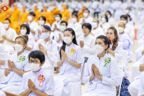 ภาพ No.91097:พิธีบำเพ็ญกุศลสวดพระอภิธรรม  อุบาสกถาวร พรหมถาวร (อุบาสกผู้ปั้นพระ) คืนสุดท้าย วันศุกร์ที่ 20 ตุลาคม พ.ศ. 2566 ณ ห้องแก้วสารพัดนึก 1 สภาธรรมกายสากล วัดพระธรรมกาย จ.ปทุมธานี