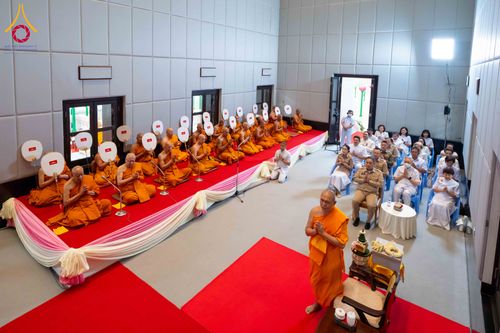 ภาพ No.308999:วันอาทิตย์ที่ 8 กุมภาพันธ์ พ.ศ. 2569  พิธีต้อนรับพระบัญชาสมเด็จพระสังฆราช แต่งตั้ง  “พระครูปลัดรัตนวีรวัฒน์” (รังสฤษดิ์ อิทฺธิจินฺตโก) เจ้าอาวาสวัดพระธรรมกาย ให้ดำรงตำแหน่ง “ที่ปรึกษาเจ้าคณะจังหวัดปทุมธานี”