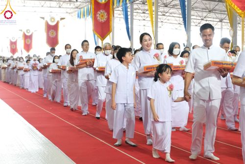 ภาพ No.92265:พิธีทอดกฐินธรรมชัยเพื่อสร้างอาคาร 115 ปี คุณยายอาจารย์มหารัตนอุบาสิกาจันทร์ ขนนกยูง อาทิตย์ต้นเดือนที่ 5 พฤศจิกายน พ.ศ. 2566 ณ วัดพระธรรมกาย จ.ปทุมธานี