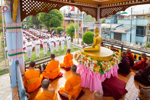 ภาพ No.313351:วันพุธที่ 11 มีนาคม พ.ศ. 2569 พิธีตัดปอยผมโครงการบรรพชาสามเณร  ณ วัดอเชศวร (Aksheswar Mahavihar) ประเทศเนปาล