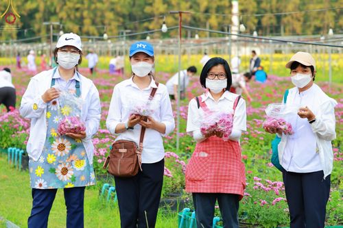 ภาพ No.66662:สาธุชนรับบุญตัดดอกทรัพย์บานชื่น ระหว่างวันที่ 9-10 ธันวาคม พ.ศ. 2565 ณ วัดพระธรรมกาย