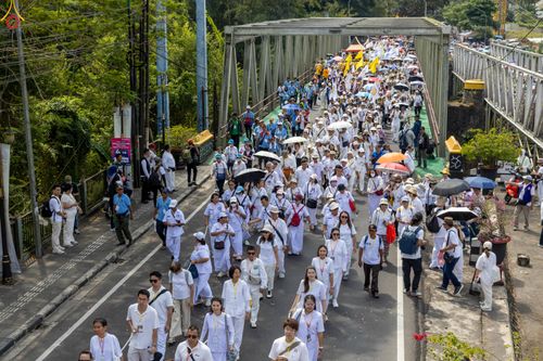 ภาพ No.331766:วันอาทิตย์ที่ 31 พฤษภาคม พ.ศ. 2569 การเดินขบวนพาเหรดงานเฉลิมฉลอง เทศกาลวิสาขบูชานานาชาติ ประเทศอินโดนีเซีย