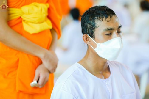 ภาพ No.63616:พิธีปลงผมนาคธรรมทายาท โครงการอุปสมบทบูชาธรรม มหาปูชนียาจารย์ประจำปี 2565 วันที่ 19 พฤศจิกายน พ.ศ. 2565 ณ สภาธรรมกายสากล วัดพระธรรมกาย