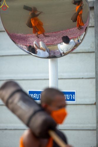 ภาพ No.113189:พิธีต้อนรับพระธรรมยาตรา ปีที่ 12 วันที่ 15 มกราคม พ.ศ. 2567 ณ วัดโบสถ์บน จ.นนทบุรี