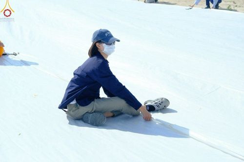 ภาพ No.211225:วันเสาร์ที่ 15 มีนาคม พ.ศ. 2568  การเตรียมงานของเจ้าหน้าที่ เพื่องานฉลองปทุมเจดีย์ ณ ศูนย์อบรมเยาวชนปัตตานี