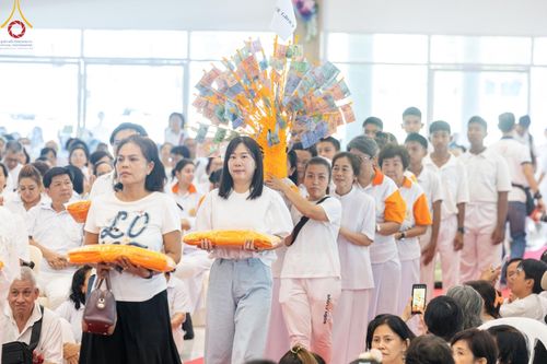 ภาพ No.148669:พิธีบุพเปตพลี, พิธีทอดผ้าป่า, พิธีไถ่ชีวิตโค 80 ตัว ให้ชีวิตสัตว์เป็นทาน ณ ศูนย์ปฎิบัติธรรมภาคใต้ อ.บางกล่ำ จ.สงขลา วันเสาร์ที่ 10 สิงหาคม พ.ศ. 2567