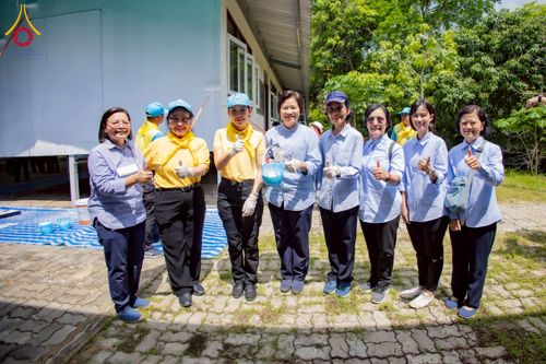 ภาพ No.226805:กิจกรรมจิตอาสาพัฒนา “เราทำความ ดี ด้วยหัวใจ” เนื่องในโอกาสวันพระบาทสมเด็จพระปกเกล้าเจ้าอยู่หัว ณ วัดพระธรรมกาย อ.คลองหลวง จ.ปทุมธานี วันพุธที่ 28 พฤษภาคม พ.ศ. 2568