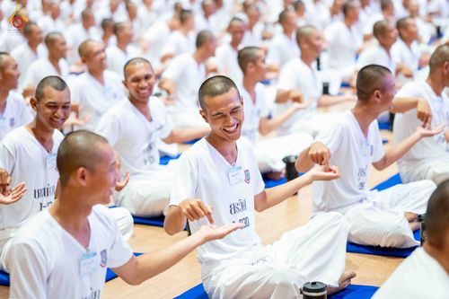 ภาพ No.340345:วันที่ 23 กรกฎาคม พ.ศ. 2569 พิธีเปิดโครงการพัฒนาคุณธรรม จริยธรรม สำหรับนักเรียนนายสิบตำรวจ (นสต.) รุ่นที่ 17 ศูนย์ฝึกอบรมตำรวจภูธรภาค 1 ระหว่างวันที่ 23-27 กรกฏาคม 2569 ( 5 วัน 4 คืน) ณ ศูนย์ปฏิบัติธรรมเวิล์ดพีช วัลเล่ย์ (World Peace Valley) เขาใหญ่  ต.ห