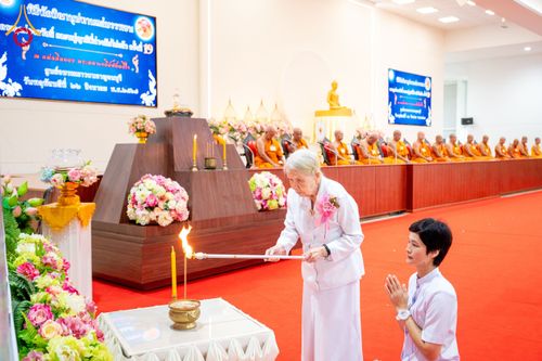ภาพ No.149447:พิธีทักษิณานุปทานแด่บรรพชนตระกูลผ่องสวัสดิ์ และหมู่ญาติที่ล่วงลับไปแล้ว ประจำปี ครั้งที่ 19 วันพฤหัสบดีที่ 22 สิงหาคม พ.ศ. 2567 ณ พระมหาเจดีย์ทัตตชีโว ศูนย์อบรมเยาวชนกาญจนบุรี