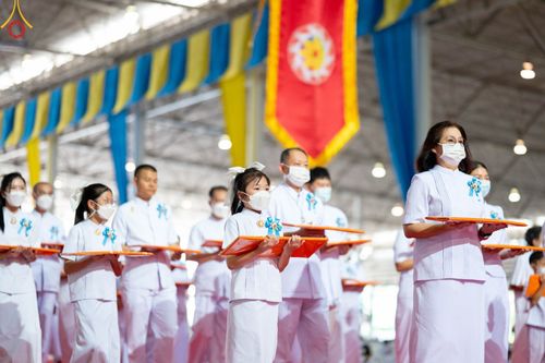 ภาพ No.99806:พิธีทอดผ้าป่า ต้นสมบัติจักรพรรดิ ในวันอาทิตย์ที่ 3 ธันวาคม พ.ศ. 2566 ณ สภาธรรมกายสากล วัดพระธรรมกาย จ.ปทุมธานี