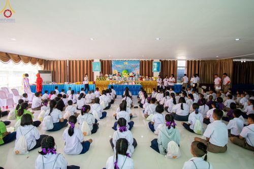 วันรวมพลังเด็กดี V-star ผู้นำฟื้นฟูศีลธรรมโลก จังหวัดกำแพงเพชร ณ ศูนย์ปฏิบัติธรรมกำแพงเพชร ในอุปถัมภ์พระพรหมวชิรปัญญาจารย์ วันที่ 22 ธันวาคม พ.ศ. 2566