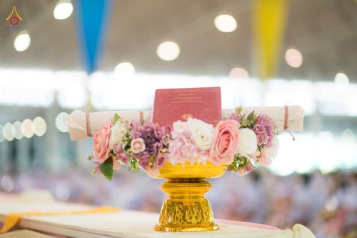 ภาพ No.80538:พิธีถวายทุนสนับสนุนการสร้าง พระไตรปิฎกฉบับธรรมชัย วันเสาร์ที่ 29 เมษายน พ.ศ. 2566 ณ สภาธรรมกายสากล วัดพระธรรมกาย