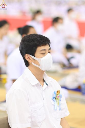 ภาพ No.76950:พิธีบูชาข้าวพระ ในวันมาฆบูชา อาทิตย์ต้นเดือนที่ 6 มีนาคม พ.ศ. 2566 ณ วัดพระธรรมกาย จ.ปทุมธานี