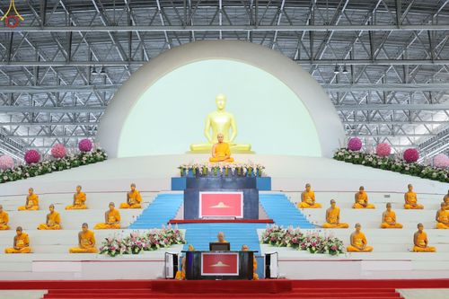 ภาพ No.75573:วัดพระธรรมกายจัด งานบุญวันอาทิตย์ต้นเดือน  มีกิจกรรมดังนี้ พิธีตักบาตร, พิธีบูชาข้าวพระ พระธรรมยาตรารับประกาศนียบัตร โครงการธรรมยาตราฯ ปีที่ 11 ในวันที่ 5 กุมภาพันธ์ พ.ศ. 2566 ณ วัดพระธรรมกาย อ.คลองหลวง จ.ปทุมธานี
