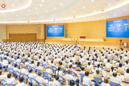 ภาพ No.90414:งานสัมมนา ผู้นำบุญยอดกัลยาณมิตร 77 จังหวัดทั่วไทย โครงการกฐินสามัคคีทั่วไทย 5,000 วัด พุทธศักราช 2566 และโครงการอุปสมบท 3,000 รูป บูชาธรรมมหาปูชนียาจารย์ ระหว่าง วันที่ 6 - 8 ตุลาคม พ.ศ. 2566 ณ จ.นครราชสีมา