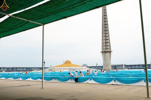 ภาพ No.218399:วันที่ 14-15 เมษายน พ.ศ. 2568 การเตรียมงานเครื่องเสียง , การเตรียมงานติดผ้ารับประเคน , การเตรียมงานเครื่องนอนพระสังฆาธิการ , การเตรียมงานจุดนั่งสาธุชน , การเตรียมงานถุงน้ำถ่วงน้ำหนักโต๊ะ , การเตรียมงานภาชนะฉันภัตตาหาร เพื่องานวันคุ้มครองโลก 22 เมษายน พ.ศ