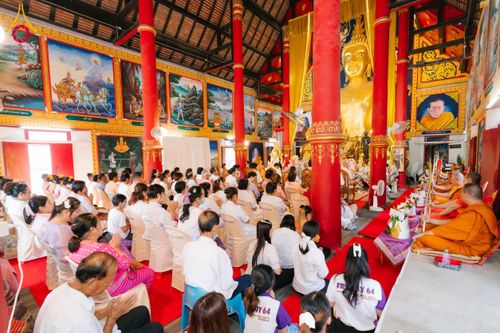 ภาพ No.169310:พิธีทอดกฐิน ณ วัดพุทธนิมิตร จ.เชียงใหม่ ในโครงการกฐินสามัคคีทั่วไทย 30,000 วัด บูชาธรรม 80 ปี หลวงพ่อธัมมชโย โดยคณะศิษยานุศิษย์วัดพระธรรมกาย วันที่ 24 ตุลาคม พ.ศ. 2567