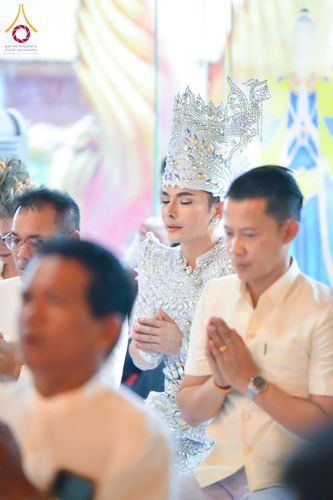 ภาพ No.210684:วันพฤหัสบดีที่ 13 มีนาคม พ.ศ. 2568  สมโภชพระประธานอุโบสถวัดป่าอุบลแก้ว จังหวัดอุบลราชธานี