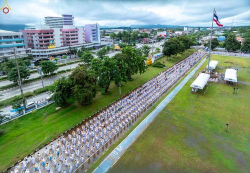 ภาพ No.239192:วันอาทิตย์ที่ 17 สิงหาคม พ.ศ. 2568 พิธีอัญเชิญรูปเหมือนพระมงคลเทพมุนี (สด จันทสโร) ณ ศาลากลางจังหวัดเลย ถึงลานพญานาค สวนสาธารณะกุดป่อง อ.เมือง จ.เลย