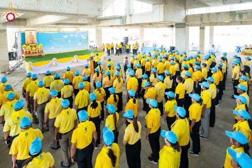 ภาพ No.152624:พิธีเททองหล่อพระพุทธรูปประจำสัตตมหาสถาน ธรรมอุทยานอุโบสถวัดสายสุวพรรณ - กิจกรรมปลูกต้นไม้เฉลิมพระเกียรติ พระบาทสมเด็จพระเจ้าอยู่หัว วันที่ 26 กรกฎาคม พ.ศ. 2567