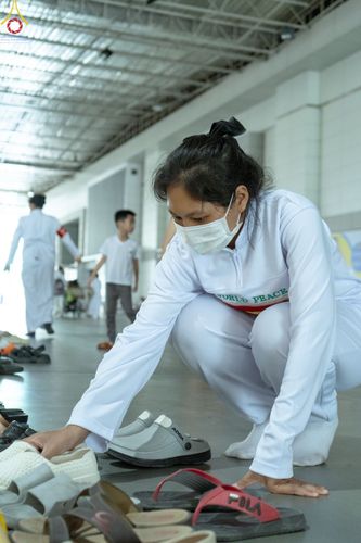 ภาพ No.85041:บรรยากาศการต้อนรับพระสังฆาธิการทั่วประเทศ และพิธีบูชาข้าวพระในวันสมาธิโลก วันอาทิตย์ต้นเดือนที่ 6 สิงหาคม พ.ศ. 2566 ณ สภาธรรมกายสากล วัดพระธรรมกาย