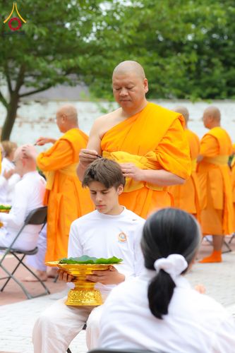 ภาพ No.336673:วันศุกร์ที่ 12 มิถุนายน พ.ศ. 2569 พิธีตัดปอยผมและพิธีปลงผมนาคธรรมทายาท  ภาคพื้นยุโรป รุ่นที่ 11   ณ วัดพระธรรมกายเบลเยียม ประเทศเบลเยียม