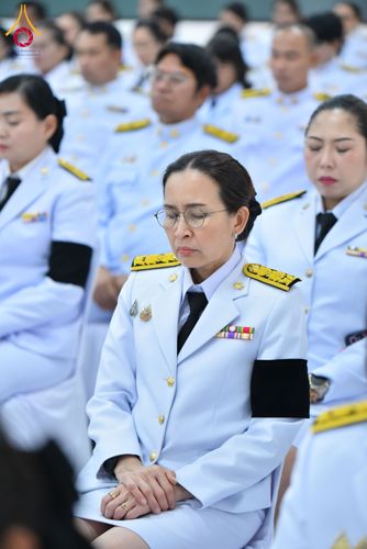 ภาพ No.280697:วันศุกร์ที่ 12 ธันวาคม พ.ศ.2568 พิธีบำเพ็ญกุศลปัญญาสมวาร (50 วัน) อุทิศถวายพระราชกุศลแด่ “พระพันปีหลวง” ณ วัดพระธรรมกาย