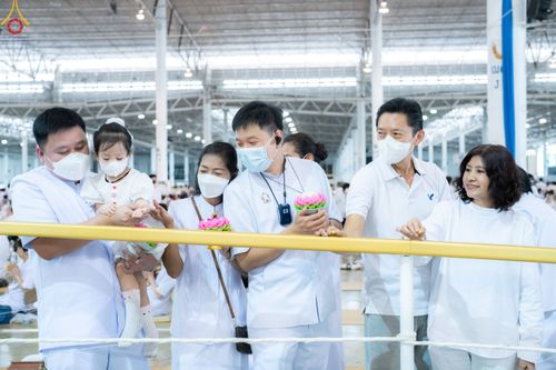 ภาพ No.77822:พิธีหล่อพระบรมพุทธเจ้า ทิศตะวันตก  วันอาทิตย์ที่ 19 มีนาคม พ.ศ. 2566 ณ วัดพระธรรมกาย จ.ปทุมธานี