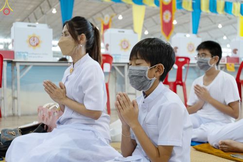 ภาพ No.85153:บรรยากาศการต้อนรับพระสังฆาธิการทั่วประเทศ และพิธีบูชาข้าวพระในวันสมาธิโลก วันอาทิตย์ต้นเดือนที่ 6 สิงหาคม พ.ศ. 2566 ณ สภาธรรมกายสากล วัดพระธรรมกาย