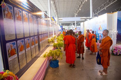 ภาพ No.85069:บรรยากาศการต้อนรับพระสังฆาธิการทั่วประเทศ และพิธีบูชาข้าวพระในวันสมาธิโลก วันอาทิตย์ต้นเดือนที่ 6 สิงหาคม พ.ศ. 2566 ณ สภาธรรมกายสากล วัดพระธรรมกาย