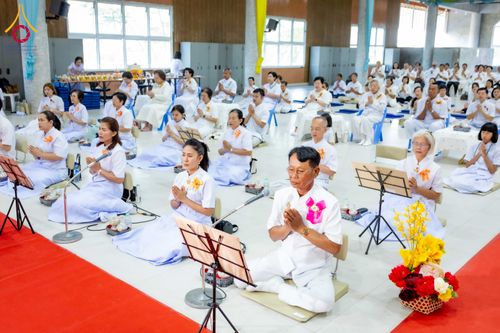 ภาพ No.315638:วันอาทิตย์ ที่ 22 มีนาคม พ.ศ. 2569 พิธีทอดผ้าป่าฉลองพระประธาน พิธีประดิษฐานพระบรมสารีริกธาตุในองค์พระประธาน พิธีจารึกชื่อบรรจุในแผ่นฌาน ณ ศูนย์ปฏิบัติธรรมสมุทรปราการ (บางบ่อ)