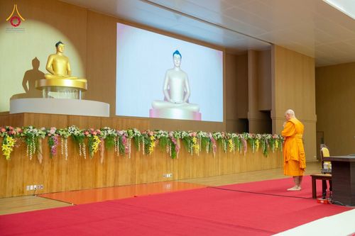 ภาพ No.350158:วันที่ 17-18 กันยายน พ.ศ. 2569 โครงการบรรพชาพัฒนาคุณธรรม จริยธรรม สำหรับนักเรียนนายสิบตำรวจ (นสต.) รุ่นที่ 16 ศูนย์ฝึกอบรมตำรวจภูธรภาค 1  ได้จัดกิจกรรม ณ สภาธรรมกายสากล ห้องแก้ว2