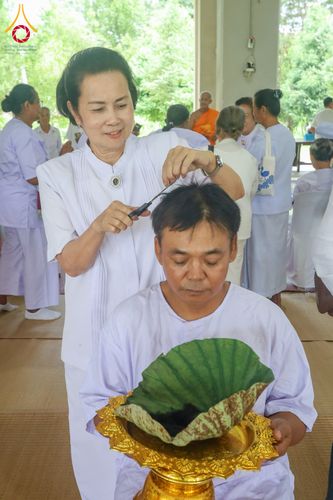 ภาพ No.340038:วันอาทิตย์ ที่ 19 กรกฎาคม 2569 พิธีตัดปอยผมนาคธรรมทายาทโครงการอุปสมบทรุ่นเข้าพรรษาประจำปี2569  ณ ธุดงคสถานพิษณุโลก อ.วังทอง จ.พิษณุโลก