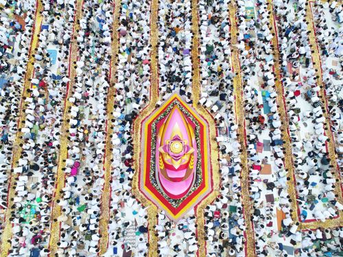 ภาพ No.32365:โครงการธรรมยาตรา เส้นทางพระผู้ปราบมาร ปีที่ 6 ณ วัดสองพี่น้อง