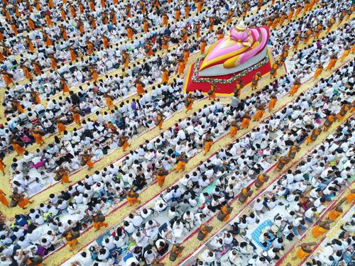 ภาพ No.32370:โครงการธรรมยาตรา เส้นทางพระผู้ปราบมาร ปีที่ 6 ณ วัดสองพี่น้อง