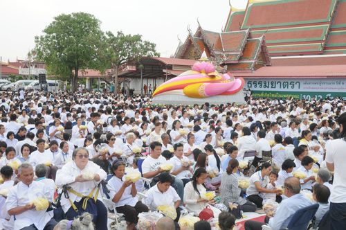 ภาพ No.32208:โครงการธรรมยาตรา เส้นทางพระผู้ปราบมาร ปีที่ 6 ณ วัดสองพี่น้อง