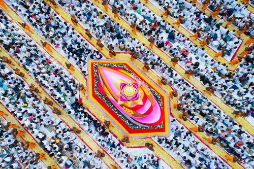 ภาพ No.32323:โครงการธรรมยาตรา เส้นทางพระผู้ปราบมาร ปีที่ 6 ณ วัดสองพี่น้อง