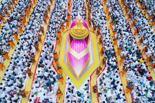 ภาพ No.32268:โครงการธรรมยาตรา เส้นทางพระผู้ปราบมาร ปีที่ 6 ณ วัดสองพี่น้อง