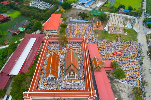 ภาพ No.32266:โครงการธรรมยาตรา เส้นทางพระผู้ปราบมาร ปีที่ 6 ณ วัดสองพี่น้อง