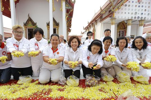 ภาพ No.32165:โครงการธรรมยาตรา เส้นทางพระผู้ปราบมาร ปีที่ 6 ณ วัดสองพี่น้อง