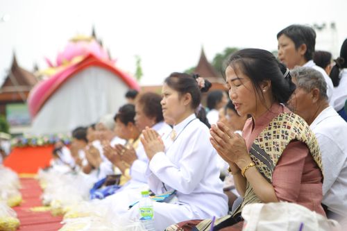 ภาพ No.32168:โครงการธรรมยาตรา เส้นทางพระผู้ปราบมาร ปีที่ 6 ณ วัดสองพี่น้อง
