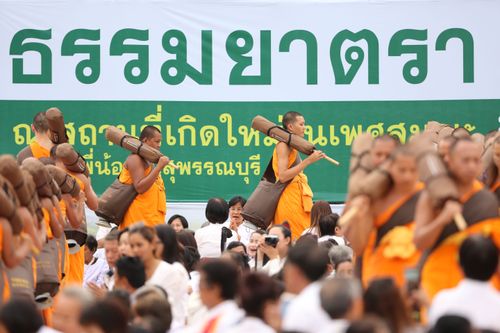 ภาพ No.32280:โครงการธรรมยาตรา เส้นทางพระผู้ปราบมาร ปีที่ 6 ณ วัดสองพี่น้อง