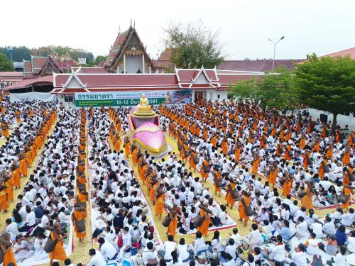ภาพ No.32376:โครงการธรรมยาตรา เส้นทางพระผู้ปราบมาร ปีที่ 6 ณ วัดสองพี่น้อง