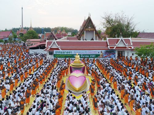 ภาพ No.32377:โครงการธรรมยาตรา เส้นทางพระผู้ปราบมาร ปีที่ 6 ณ วัดสองพี่น้อง