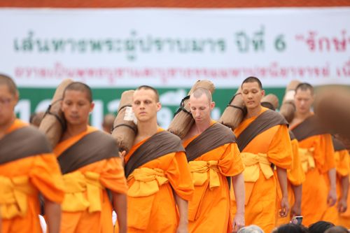 ภาพ No.32282:โครงการธรรมยาตรา เส้นทางพระผู้ปราบมาร ปีที่ 6 ณ วัดสองพี่น้อง