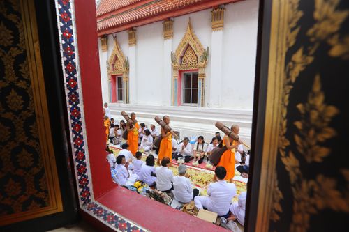 ภาพ No.32299:โครงการธรรมยาตรา เส้นทางพระผู้ปราบมาร ปีที่ 6 ณ วัดสองพี่น้อง