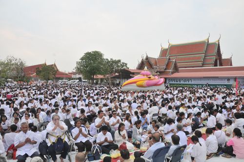 ภาพ No.32218:โครงการธรรมยาตรา เส้นทางพระผู้ปราบมาร ปีที่ 6 ณ วัดสองพี่น้อง