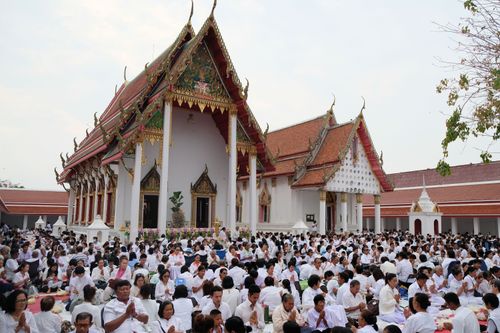 ภาพ No.32176:โครงการธรรมยาตรา เส้นทางพระผู้ปราบมาร ปีที่ 6 ณ วัดสองพี่น้อง